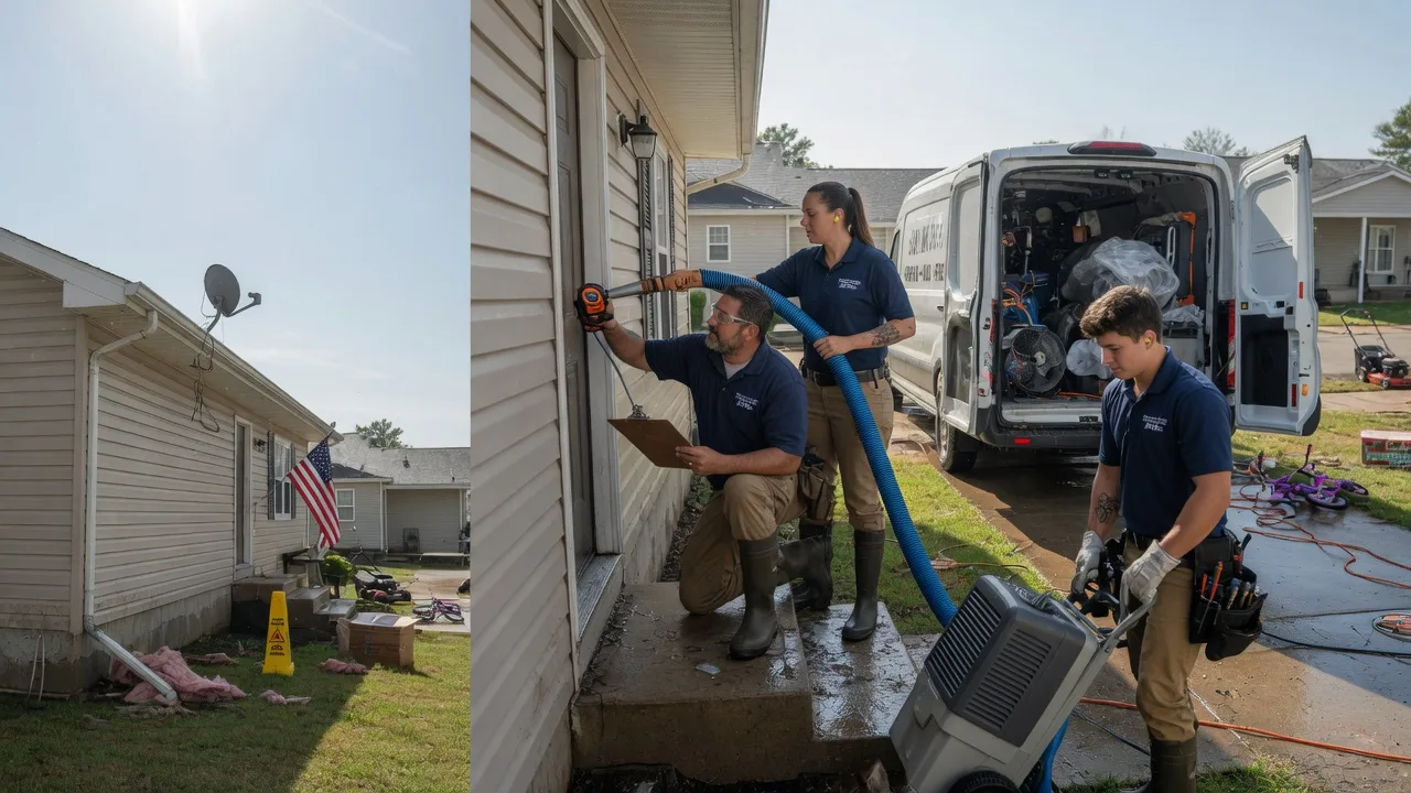 Ceiling Water Damage Restoration in Whitsett, NC near me